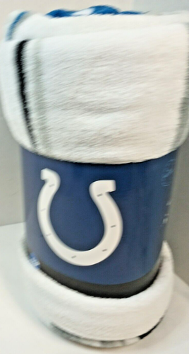 Manta de felpa Indianapolis Colts 46 X 60 pulgadas nueva - Imagen 3 de 4