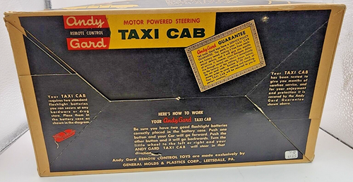 Vintage 60er Jahre Andy Gard batteriebetriebenes RC Taxi mit Box. Funktioniert super. - Bild 12 von 12