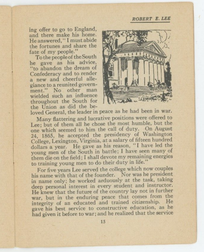 Libretto 1926 Robert E. Lee "The Beloved" General John Hancock Insurance Company - Foto 15 di 20