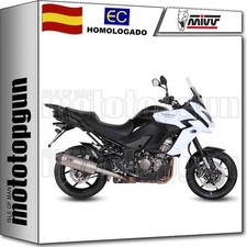 MIVV TUBO ESCAPE HOMOLOGADO CAT-OEM OVAL TITANO C KAWASAKI VERSYS 1000 2015 15
