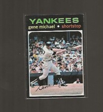 1971 TOPPS GENE MICHAEL #483 EX MID GRADE