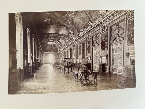 c1890 Lot 4 Souvenir Albumen Photos Paris France Louvre Museum - Picture 4 of 5