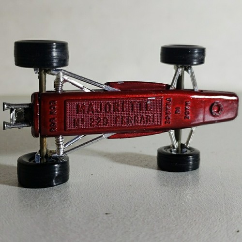 MAJORETTE #229 Ferrari Formula 1 1/55 Rosso Metallizzato Made In France - Foto 7 di 8