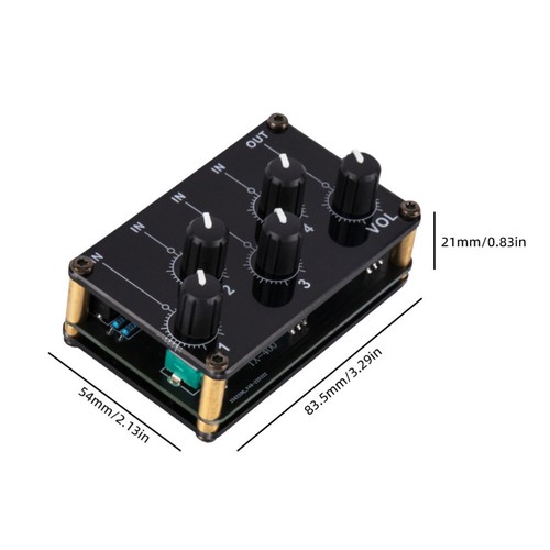Stereo Line Mixer Audio Mixer Sound Board Wireless DJ Audio Mixer - Picture 6 of 11