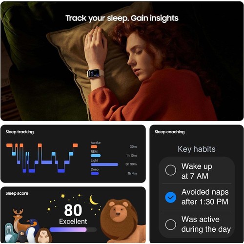 Samsung Galaxy Fit3 - 40mm AMOLED Display, Aluminum Body, Fitness & Amp Health - Picture 2 of 7