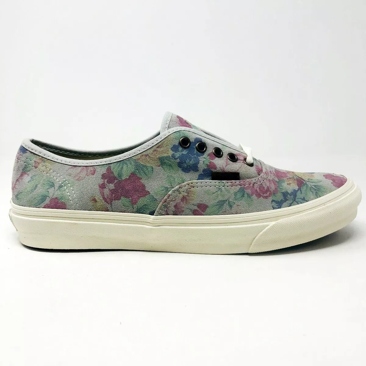 Gray floral cheap vans