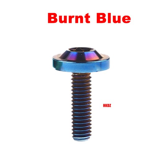 TC4 Titanium Bolts M5/M6 10~35mm Disc Inner Plum Torx Head Ti Screws Motorcycle - Picture 6 of 24