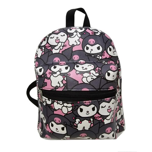 Kuromi 10" Mini Faux Leather Backpack - Bild 1 von 2