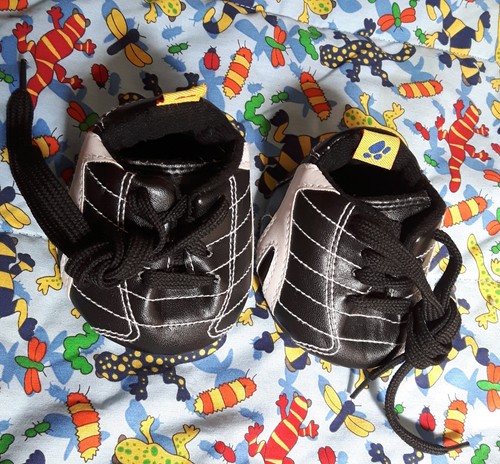 BUILD-A-BEAR WORKSHOP TRAINERS Black+White shoes Teddy Clothing Sneakers toys - 第 4/8 張圖片