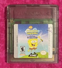 Spongebob Squarepants: Legend of the Lost Spatula Game Boy Color Tested/working