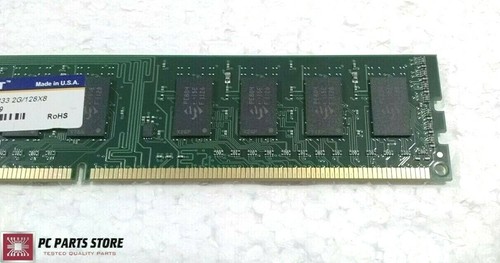 Super Talent 2GB PC3-10600U DDR3 1333MHz 240pin W1333UB2GV Desktop RAM Memory - Picture 3 of 4