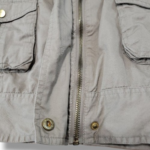 Latte by Coffeeshop Jacket Size Small Latte By Coffee Shop Utility Jacket Beige - Picture 6 of 7