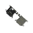Black Dual Sim Card Reader Slot Socket Board Flex Cable For iPhone 12/12 Pro
