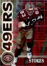 2000 Topps Finest J.J. Stokes Football Cards #14