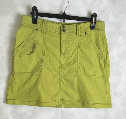 Title Nine Women size 6 Lime Green Chartreuse Short Skirt