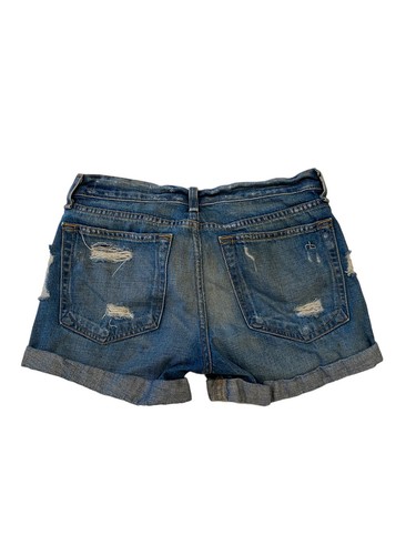 Rag & Bone Jean Denim Shorts Blue Distressed Womens Size 27x3 Good Condition  - Picture 10 of 10