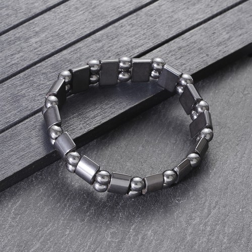 Magnetic Hematite Bracelets Pain Relief Powerfull Elastic Therapy Arthritis Gift - Picture 7 of 12