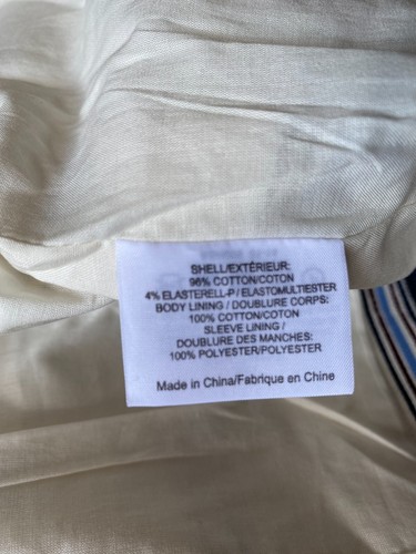 TORY BURCH LADIES SGT PEPPER STRIPED JACKET SIZE 14 ~ NEW WITH LABELS - Picture 7 of 8