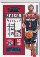 Panini 2020-21 NBA Contenders Season Ticket No. 18 Bradley Beal