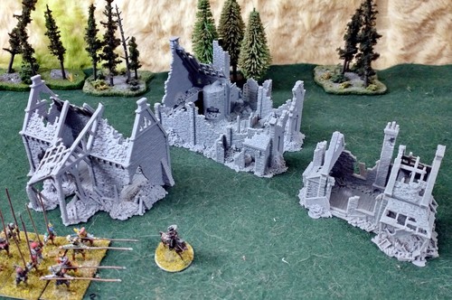 Grimdale 15mm Ruined WWII European Village Terrain Flames of War Black Powder - Picture 18 of 20