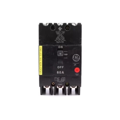 TEYF360 ABB GE Leitungsschutzschalter 60A 480V 3P Neu Herausnehmen Kostenloser Versand - Bild 1 von 1