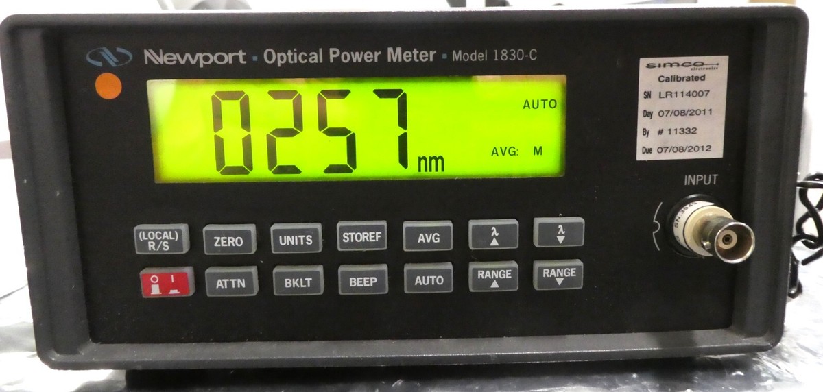 Newport 1830-C Dual Channel Optical Power Meter Module Newport 1830-C Dual Channel Optical Power Meter Module