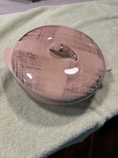 Vintage Vernonware Barkwood Casserole Covered Dish 