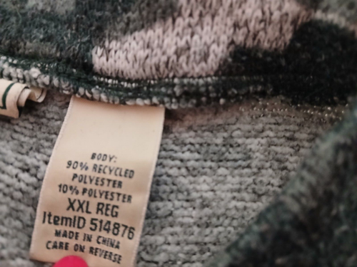 L.L. Bean Camo - Conjunto de salón de 2 piezas para hombre - Camisa = Pantalones XL = XXL - Poliéster - ¡Súper raro! - Imagen 12 de 17