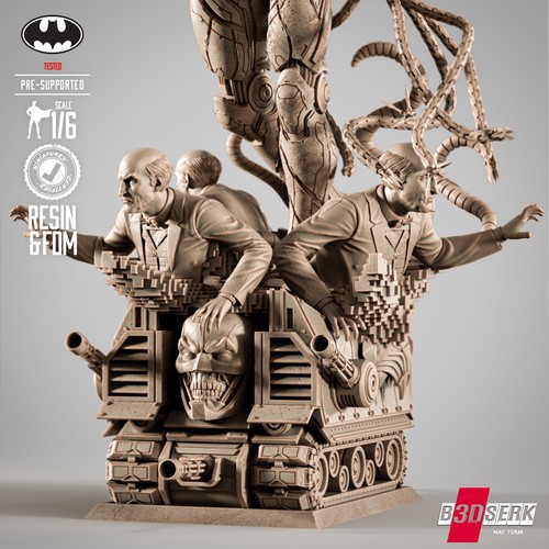 3D Printed 16K DC COMICS B3DSERK - Murder Machine Sculpture Fan Made 1/6 scale - 第 12/24 張圖片