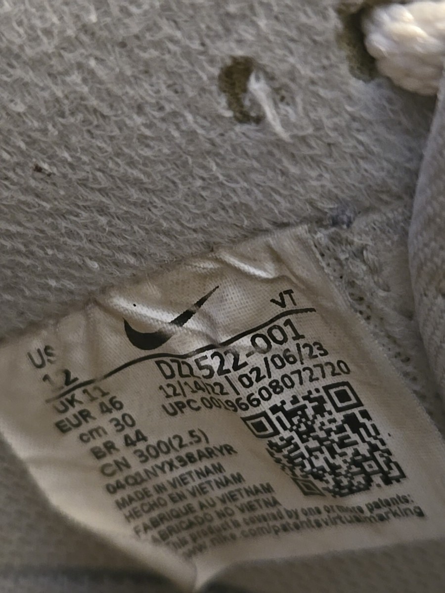 Nike Air Force 1 Low '07 LV8 Split Light Silver DZ2522-001 Nike Air Force 1 Low '07 LV8 Split Light Silver DZ2522-001