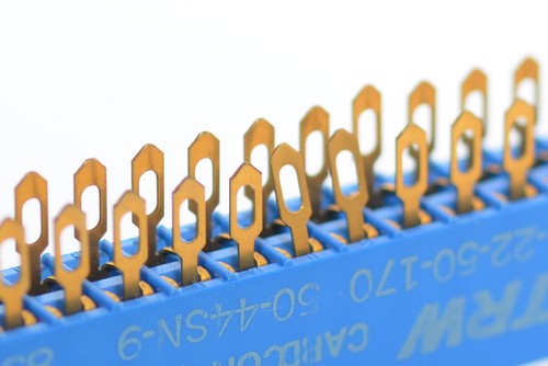 Kontakt-Leiste von TRW Cardcon Typ 251-22-50-170, 22-polig, vergoldet, NOS - Picture 5 of 6