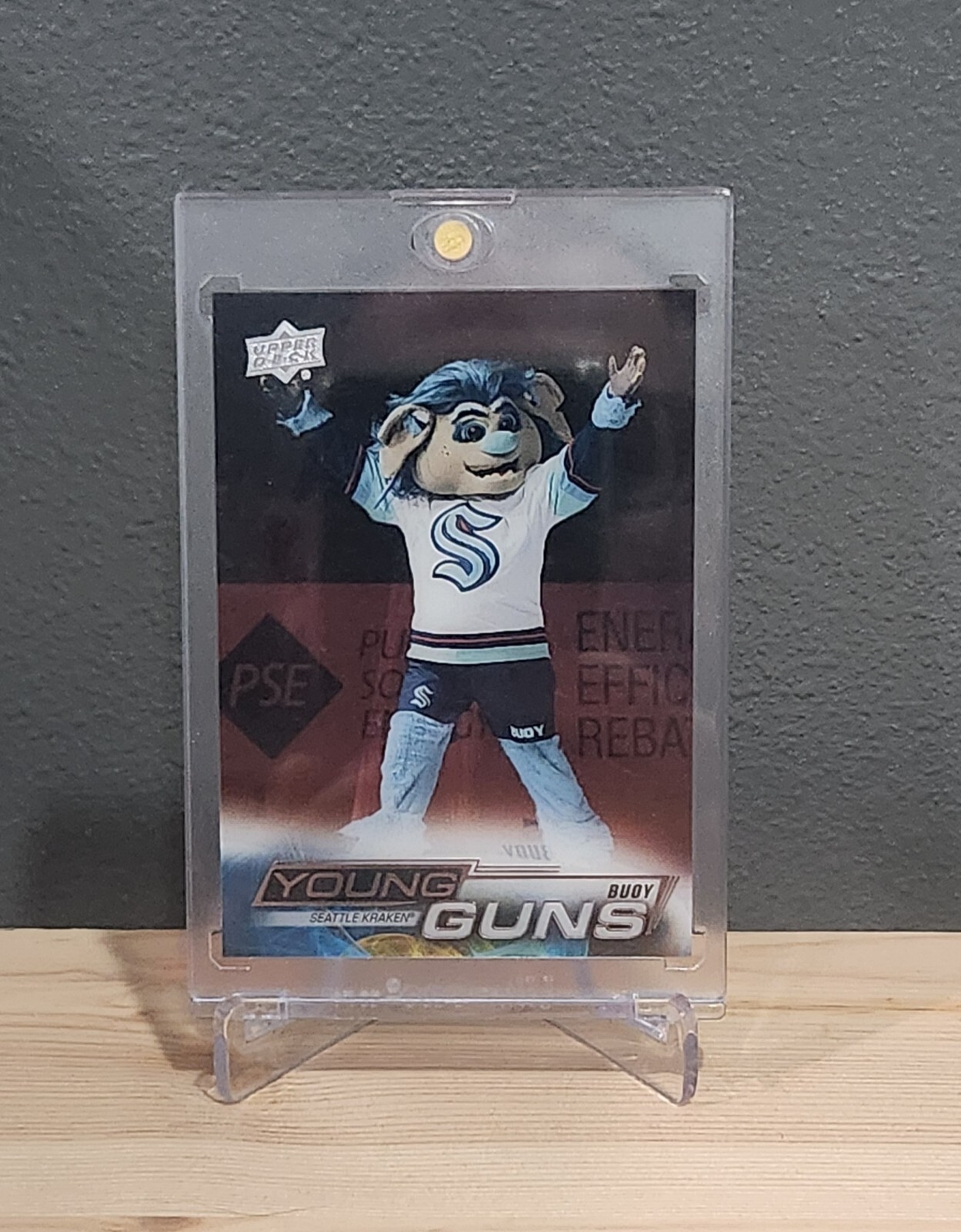 2022-23 Upper Deck Buoy the Mascot Young Guns Clear Cut #499 - Seattle Kraken RC