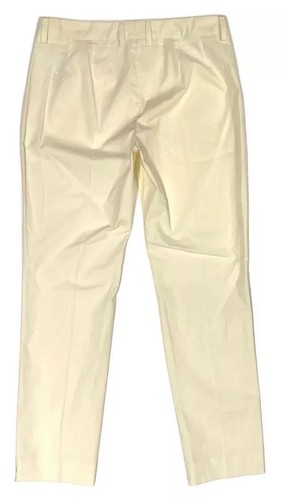 VERSACE COLLECTION Pantaloni alla caviglia donna tessuto avorio (prezzo al pubblico $425) - Foto 2 di 7