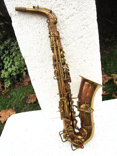 CONN PAN AMERICAN ALTO SAXOPHONE, SERIAL # 0180, CASE - Picture 2 of 15