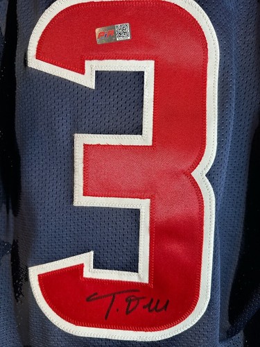 Tank Dell Signed Custom Jersey (PIA) - Picture 2 of 4