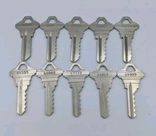  Schlage "SC1" Depth Keys number 0 -9 