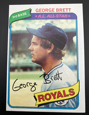 1980 Topps #450 George Brett Kansas City Royals HOF