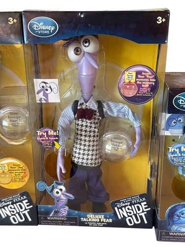 Disney Store Pixar Deluxe Personaggio Parlante Inside Out Set di 5 - Foto 6 di 11