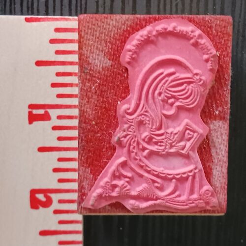 Timbro Vintage JOAN WALSH ANGLUND Kidstamps Amico 1983 Legno Mt Gomma - Foto 4 di 18