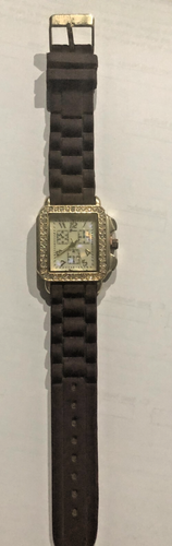 Reloj Geneva, Mop Tono Plateado, Triple Zona Horaria, Batería Nueva - Imagen 5 de 9