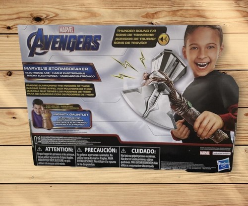 Marvel Avengers Stormbreaker Electronic Axe w/Thunder Sound FX Infinity War NEW - Picture 3 of 8