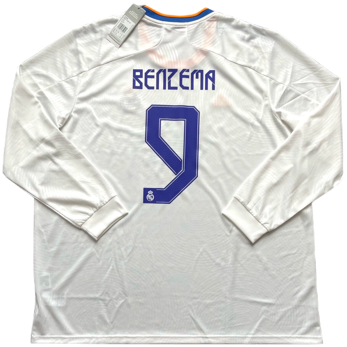 2021/22 Real Madrid Home Jersey #9 BENZEMA 3XL Adidas UCL