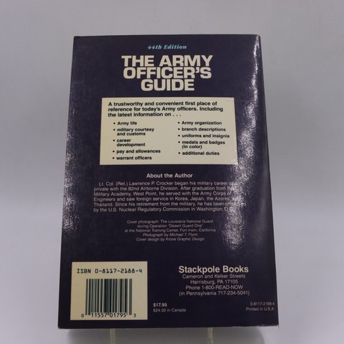 Lt. Col. Lawrence P. Crocker - The Army Officer's Guide #44th Edition #US-Army - Bild 3 von 3
