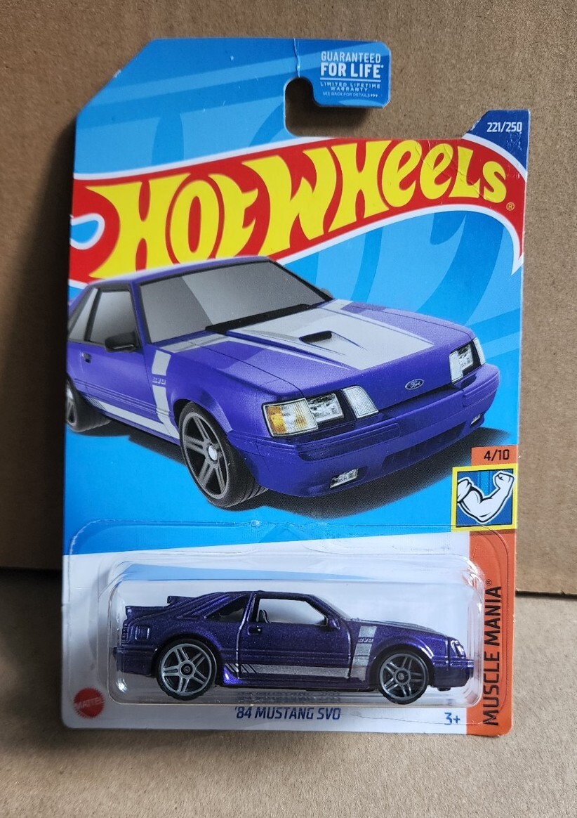 2022 Hot Wheels '84 Mustang SVO Muscle Mania 4/10 #221 | eBay