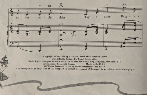 Brigadoon Ice Capades RARE Song BOOK Hits From '53 Music Lyrics 9 Songs 24 p. - Picture 6 of 12
