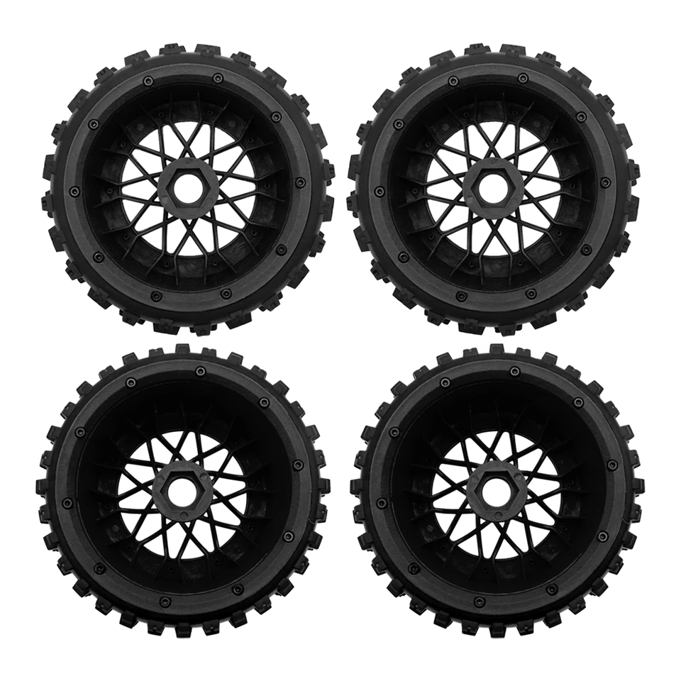 Nylon Felgen Unebenheiten Geländereifen mit Rillen für 1/5 HPI Rovan Baja 5B SS - Bild 4 von 4