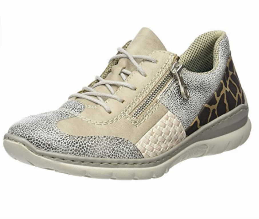 Rieker Damen Schnürhalbschuhe L322340 grau NEU Rieker Damen Schnürhalbschuhe L322340 grau NEU