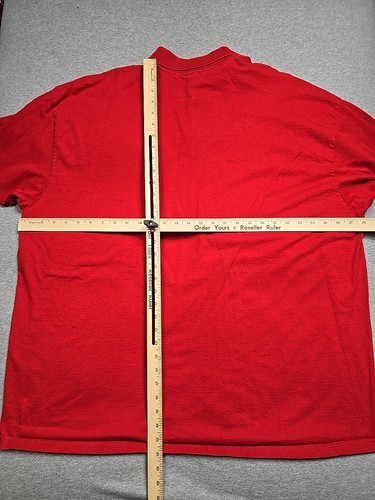 Ohio State Buckeyes Shirt Mens XXXL Red Jerzees Polo Combed Cotton Made In USA - Picture 10 of 14
