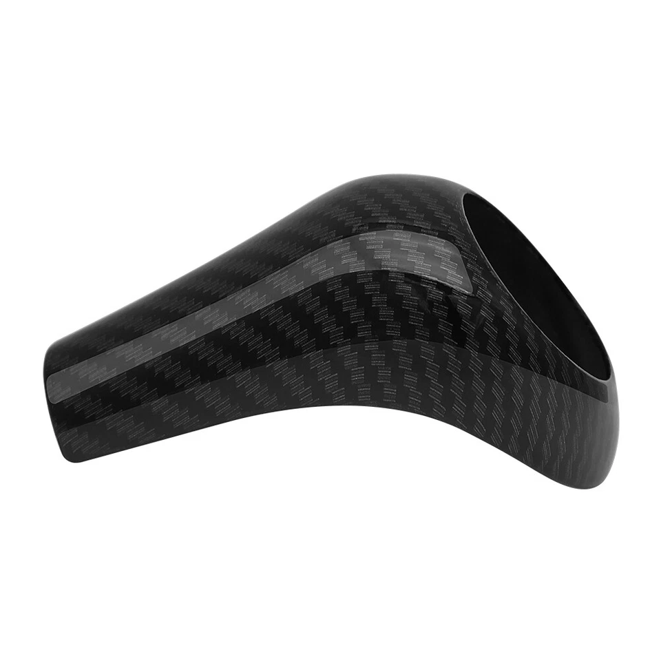 Borde interior de perilla de cambio de marchas de fibra de carbono para Mercedes-Benz W204 C250 C300 Foto 2 de 4