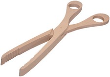 5 x Holzschere Holzzange Zuckerzange Gurkenzange Schere aus Buchenholz L 28 cm